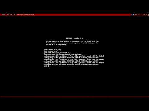 GRUB booting Multiboot example kernel from disklabel64