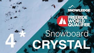 preview picture of video '2019 Crystal Mountain Freeride World Qualifier 4* Snowboard | Snowledge'