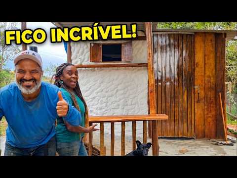 A NOSSA COZINHA CAIPIRA DA CASA MAIS BARATA DO MUNDO MUDOU COMPLETAMENTE! O FINAL FICOU INCRÍVEL!