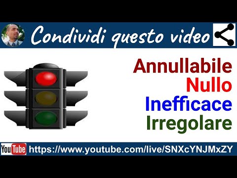 Diritto amministrativo: i concetti di "Annullabile, Nullo, Inefficace, Irregolare"