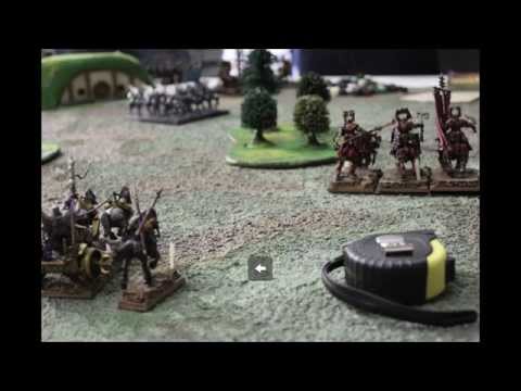 36 Chariots of Chaos vs Dark Elves 2200pts