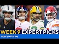 Picks for EVERY BIG Week 9 NFL Game | Picks to Win, Best Bets, & MORE | CBS Sports HQ