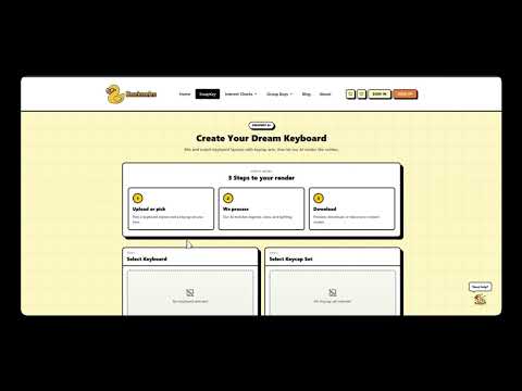 Duckeebs Swapkey - AI Preview Keycap + Keyboard Combos Demo Video