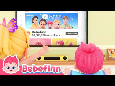 Bebefinn's got over 10M subscribers #diamondbutton 💎 | Best Kids Songs and Nursery Rhymes