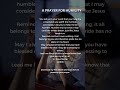 Humble yourself before the Lord | Prayer for Humility