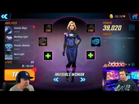 Upgrade Invisible Woman For U7 - Roster Review - MARVEL Strike Force - MSF