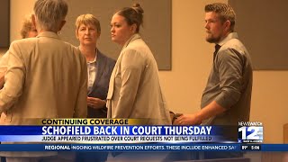 Dani Schofield back in court today