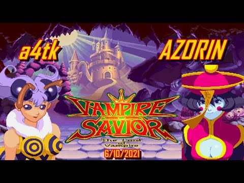 Vampire Savior - the lord of vampire - a4tk🇯🇵 vs AZORIN🇯🇵 - 6/10/2021 - VIVO 160
