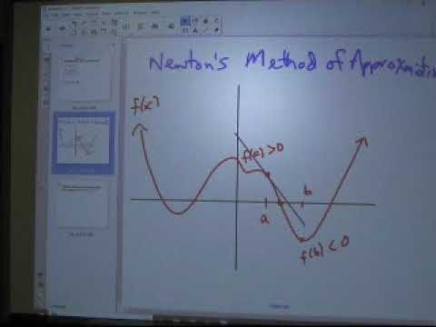 Newton's method of approximation part 1
