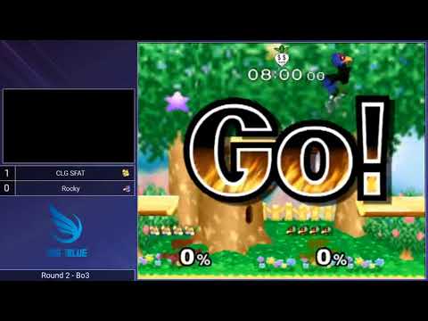 Shine 2017 SSBM - Rocky (Falco) vs. CLG.SFAT (Fox) - Melee Round 2 Pools