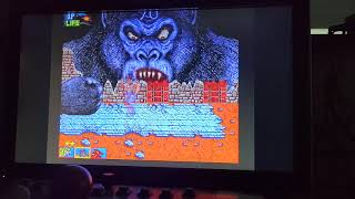 Tecmo Wild Fang 1989 Arcade: Actual Hardware Gameplay