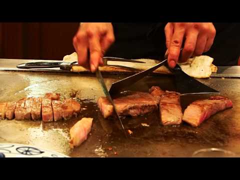 Kobe beef teppanyaki, Steakland, Kobe