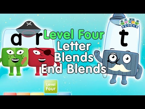 #アルファブロック レベル４｜文字の混じり方 - 終わりの混じり方｜読み方を学ぶ (#BacktoSchool - Alphablocks Level Four | Letter Blends - End Blends | Learn How to Read)