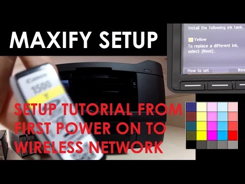 Thumbnail for Wireless Setup for Canon MAXIFY MB2120 MB2720 MB2150 MB2750 - from Power On to Wireless Network