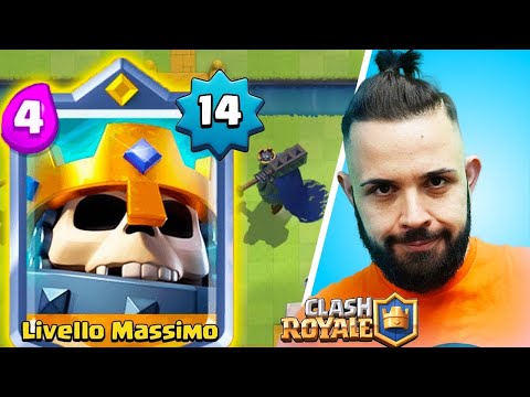 Let's FULLY MAX the Skeleton King to Level 14, LET'S TRY IT TOGETHER - CLASH ROYALE