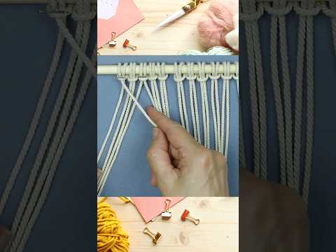 Macrame ABC pattern sample 17