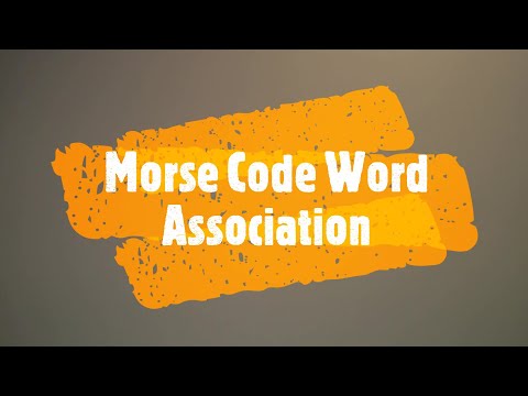 Morse Code Word Association