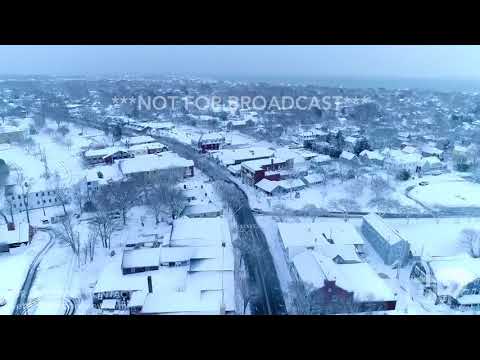 03-13-18 Falmouth, MA - Drone Video Thousands Without Power Following Powerful Blizzard