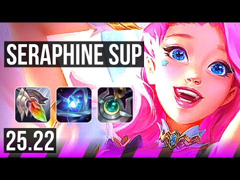 SERAPHINE & Sivir vs PYKE & Ashe (SUP) | NA Master | 25.22