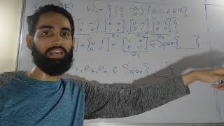 Example on dimension of Quotient Space