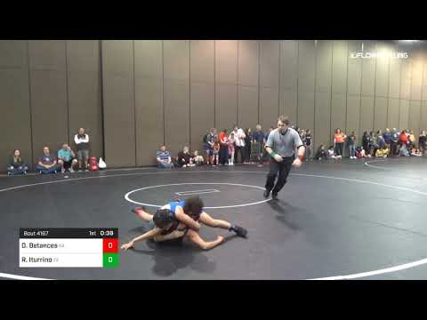 90 Lbs Consi Of 4 Delialah Betances Team Georgia Vs Raquel Iturrino Team Texas