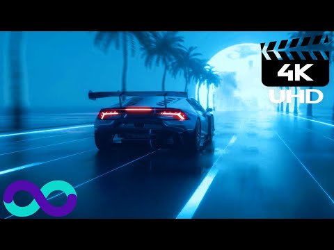 Lamborghini Drive - Ambient City Sounds - 4K Ultra HD 60fps