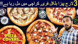 3 LARGE PIZZA BILKUL FREE I Unlimited Deal in Karachi I Unlimited Pizza in 499 rupees I Mand Ke Geo