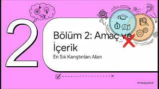 1-Genel Ders Bilgileri, Dersin Amacı, İçeriği ve Ders Kaynakları