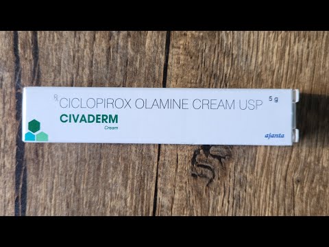 1% Civaderm Ciclopirox Olamine Cream, 30 gm