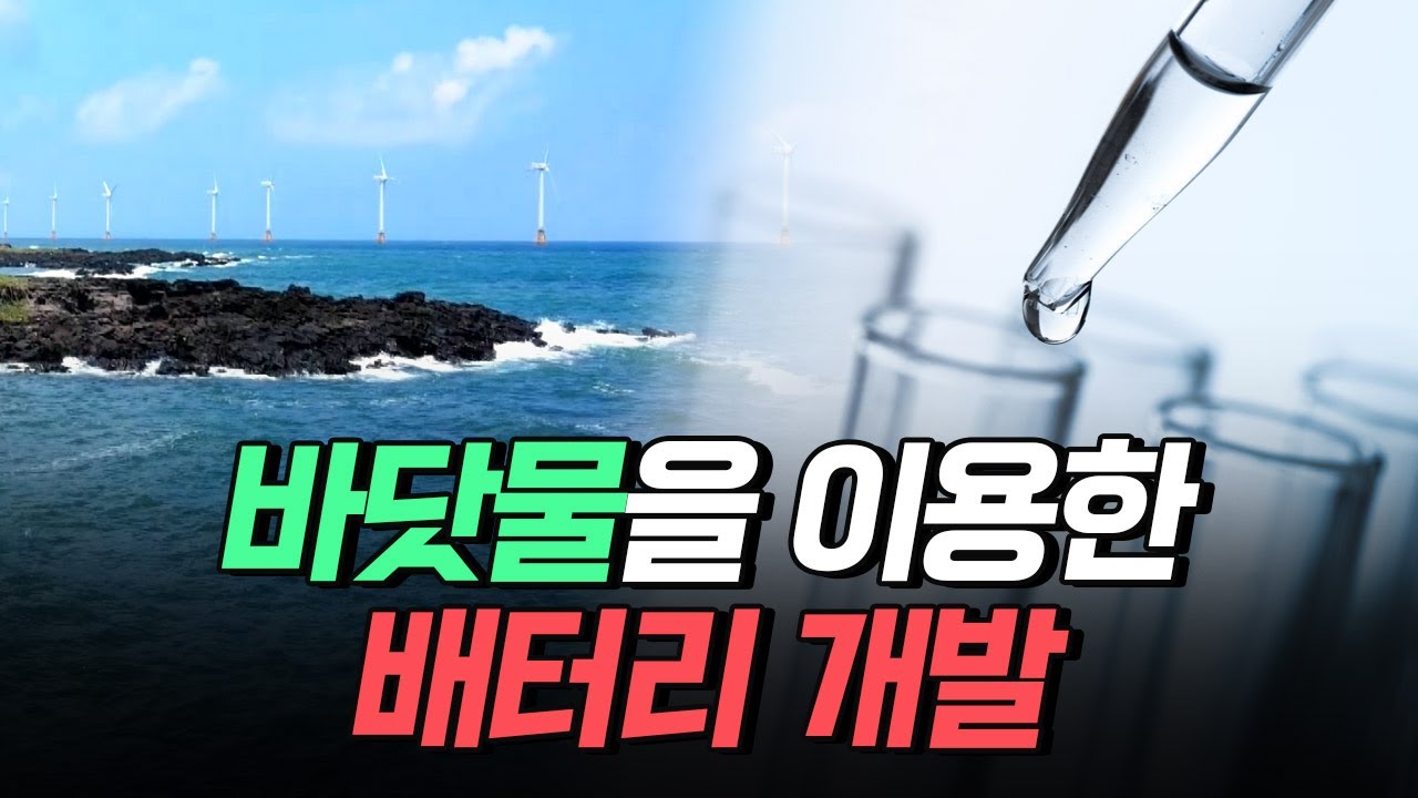 재생에너지를 저장하는 블루 배터리 기술