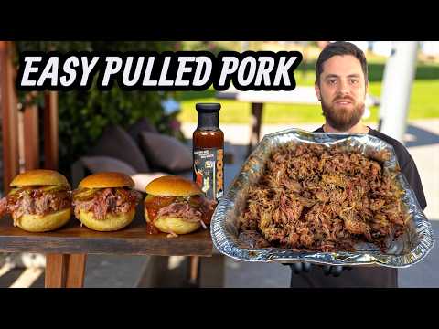 Easy Pulled Pork in a Charcoal BBQ for Beginners