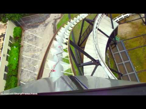 On-ride point of view of Silver Bullet