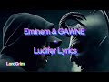Eminem GAWNE Lucifer Lyrics Video