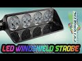 Extremely Bright Windshield Amber N White Strobe LED Light