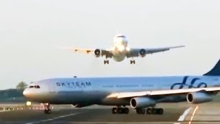 Plane landing in Spain avoids collision with another plane on runway