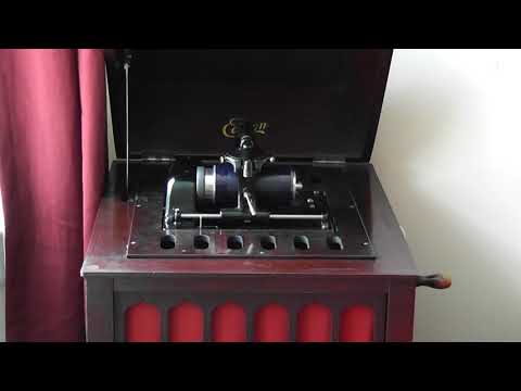 Edison blue amberol cylinder 3275 - "Over There" by Billy Murray