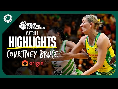 Netball World Cup Highlights - Courtney Bruce | Australian Diamonds
