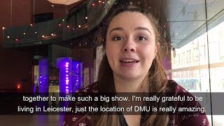 Behind the scenes at Curve theatre with Bex video