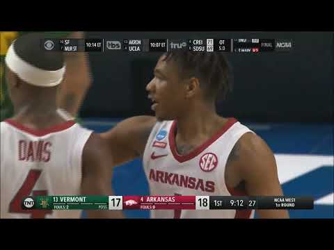 #17 Arkansas vs. Vermont 2022 (NCAA 1st Round)
