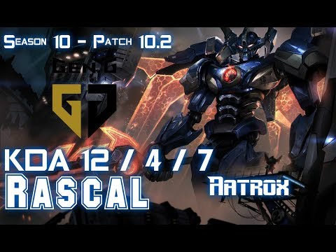 Gen Rascal AATROX vs GANGPLANK Top - Patch 10.2 KR Ranked