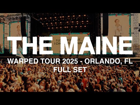 The Maine - Warped Tour 2025 - Orlando, FL (Full Set)