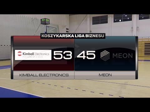 Kimball Electronics vs Meon - VII kolejka - I Liga Poznań - Koszykarska Liga Biznesu
