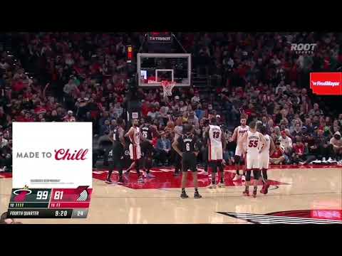 Bam Adebayo vs POR 18 PTS      10.26.22