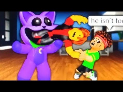 POPPY PLAYTIME CHAPTER 3 CATNAP ATTACK (ROBLOX) BROOKHAVEN RP FUNNY MOMENTS