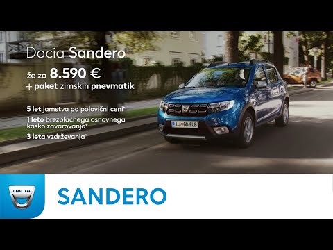 Dacia Sandero - Posebna ponudba - September 2020 - Dacia Slovenija