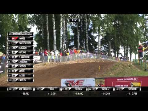 EMX125 FULL RACE 2 - Round of Latvia 2013 - Motocross