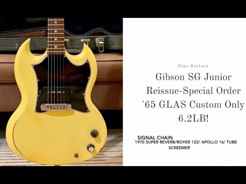 Gibson SG Junior "Special Order" '65 GLAS Custom P90 only 5.44 lbs image 11