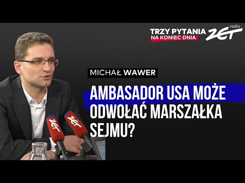 Konfederacja broni Czarzastego? Michał Wawer w Trzy Pytania na Koniec Dnia
