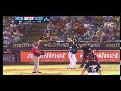 PLAYOFF LVBP JUEGO 5 TIGRES 1 BRAVOS 7