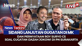 Download lagu 🔴LIVE PERNYATAAN ROY SURYO CS SOAL GUGATAN IJAZAH JOKOWI DI PN SURAKARTA (23/02) mp3